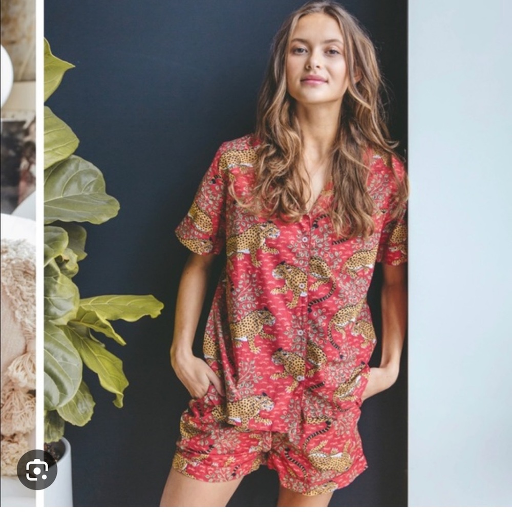 PrintFresh Scarlet Bagheera Short Sleep Set (3x)